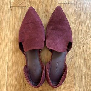 Vince flats in Maroon Suede size 7M